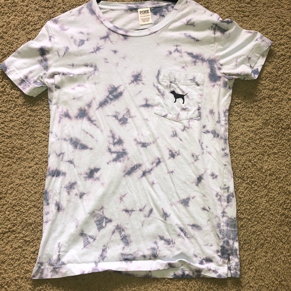PINK Victoria's Secret Tops - VS/Pink Tie Dye T-Shirt PINK Victoria's Secret Tops - VS/Pink Tie Dye T-Shirt
